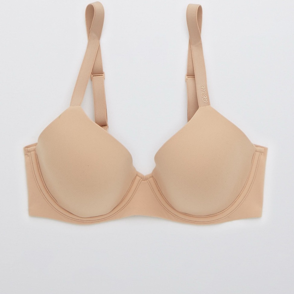 Aerie Smoothiez Seamless Tan Underwire Bra